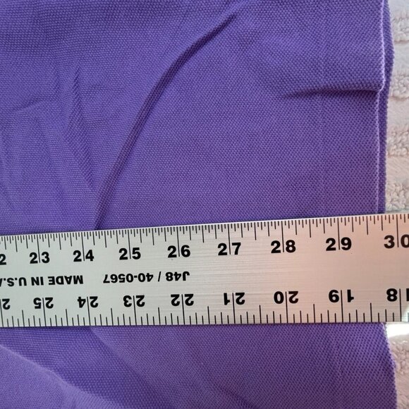 American Living Polo Shirt Mens XL Violet Cotton Casual Golf Short Sleeve Collar - Picture 7 of 7